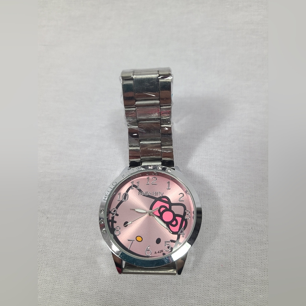 Brand new Sanrio Hello Kitty stainless steel watch- Pink - Picture 4 of 8